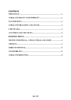 Đề cương ôn tập học phần Tiếng anh cơ bản