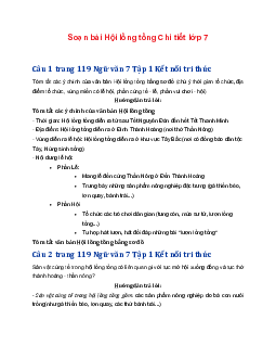 Soạn bài Hội lồng tồng | Ngữ văn 7 tập 1 Kết nối tri thức