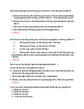 Trắc Nghiệm | Môn Thống kê kinh doanh | Đại học Văn Lang