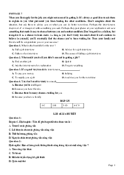 PASSAGE 7_Theme 5. Jobs and Employment (Công việc và tuyển dụng)