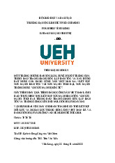 Đề tài Tiểu luận cuối kỳ - Lịch sử Đảng Cộng sản Việt Nam | Lịch sử đảng | Trường Đại học Kinh tế Thành phố Hồ Chí Minh