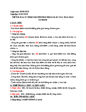 Tài liệu toán hình 8 tiết 30 bài 17. Tính chất đường phân giác trong tam giác