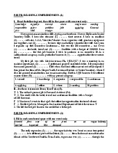 Tổng hợp bài tập tiếng anh cơ bản 2: Part B bài đọc | Học viện tài chính