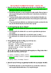 Ôn tập trắc nghiệm tổng hợp – 8 tuần sau môn Tin học | Trường đại học Kinh Doanh và Công Nghệ Hà Nội