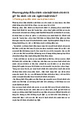 Phương pháp điều chỉnh của luật hành chính là gì? So sánh với các ngành luật khác?