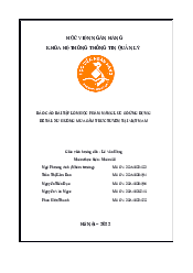 Đề Tài: Xu Hướng Mua Sắm Trực Tuyến Tại Việt Nam | Năng lực số ứng dụng