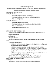 Đề cương học phần môn Luật Thương mại quốc tế | Trường Đại học Luật, Đại học Quốc gia Hà Nội