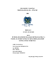 Đề tài: Tư tưởng HCM về đại đoàn kết dân tộc và ý nghĩa của nó đối với việc xây dựng khối đại đoàn kết dân tộc 