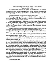 Đề cương ôn tập Môn Lịch sử Đảng | Đại học Sư Phạm Hà Nội