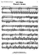 Vết mưa piano sheet - Tài liệu tổng hợp