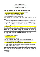 Trắc Nghiệm Triết Học Mác - Lênin Chương 1 & 2: Ôn Tập Kiến Thức. Môn Triết học mác - lênin | Đại học Trường Đại học Công nghệ thông tin, Đại học Quốc gia Thành phố Hồ Chí Minh.