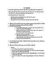 Tài liệu ôn tập về vi sinh học phần Ký sinh trùng | Trường Đại học Phenikaa