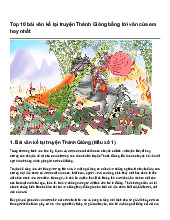 Top 10 bài văn kể lại truyện Thánh Gióng bằng lời văn của em hay nhất | Văn mẫu lớp 6