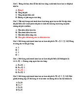 Trắc nghiệm có đáp án ôn tập môn Kinh tế vi mô | Trường Đại học Kinh Tế Quốc Dân