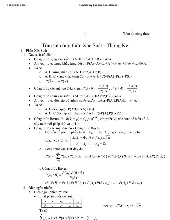 Tóm tắt công thức khóa học môn Xác suất thống kê| Đại học Duy Tân