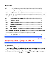 Chương 14 Thyristor và Linh Kiện Quang Điện Tử | Môn Mạch điện tử 1 - Đại học Sư phạm Kỹ thuật Thành phố Hồ Chí Minh