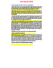 Chức năng Ngân hàng Trung ương (NHTW): Phát Hành Tiền và Quản Lý