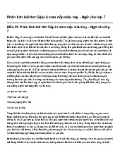 Phân tích bài thơ Gặp lá cơm nếp siêu hay - Ngữ văn lớp 7