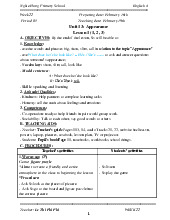 Giáo án môn Tiếng anh lớp 4 tuần 22 - Unit 13: Appearance | Bộ sách Global Success | Tiểu học ( Chương trình mới)