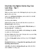 Cha Giàu Cha Nghèo Series Dạy Con Làm Giàu - Tập 1