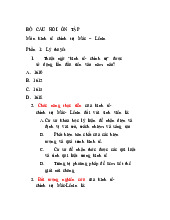 Đề cương môn kinh tế chính trị Mác lê nin-Trường Đại học Tài nguyên và môi trường Hà Nội