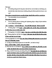 Tài Liệu Trắc Nghiệm Môn Phân tích báo cáo tài chính | Đại học Kinh Tế Quốc Dân