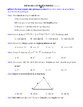 Đề thi học kỳ 1 môn Toán lớp 10 năm học 2024 - 2025 | Bộ sách Kết nối tri thức
