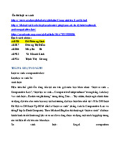 Ôn thi Môn Luật so sánh | Trường Đại học Luật Hà Nội