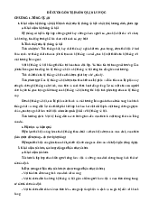 Đề cương thi cuối kỳ môn quản lý học