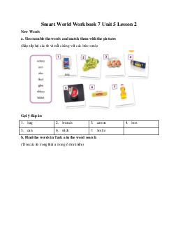 Smart World Workbook 7 Unit 5 Lesson 2