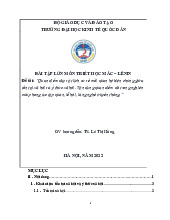 Quan điểm duy vật lịch sử về mối quan hệ biện chứng giữa tồn tại xã hội và ý thức xã hội - Kinh tế Chính trị Mác-Lê Nin (KTCT01) | Đại học kinh tế quốc dân NEU
