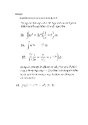 Bài tập ôn tập chương 4 - Môn Toán cho các nhà kinh tế | Đại học Kinh Tế Quốc Dân