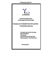 BÁI THU HOẠCH THỰC HÀNH NHẬP MÔN LOGISTICS LOQL - D22LOQL