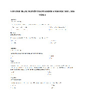 Bài thi: Vòng 1 ( có đáp án ) - Sân chơi Trạng Nguyên Toàn Tài Khối 6 Năm học 2025 - 2026  Mời mọi người tham khảo !