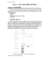 Chương 2: Ngăn xếp - Cấu trúc dữ liệu và giải thuật | Trường Đại học CNTT Thành Phố Hồ Chí Minh