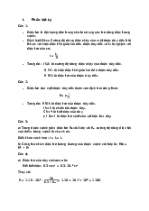 Giải đề cương bao gồm nhiều dạng