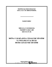 Tiểu luận cuối khóa nghiệp vụ báo chí | môn chủ nghĩa xã hội khoa học | trường Đại học Huế