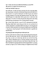 Chính sách cấm vận của Mỹ đối với Việt Nam -Đề cương ôn tập môn lịch sử Đảng –Trường Đại học bách khoa Hà Nội