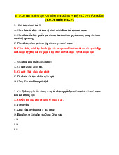 Đề cương môn Luật hiến pháp - Trường Đại học lao động -  xã hội