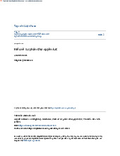 Hiểu về sự phân chia quyền lực - Tạp chí Luật Pace