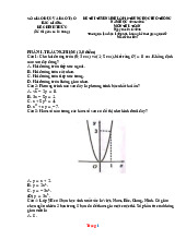 Đề Tuyển Sinh 10 Môn Toán Sở GD Bắc Giang 2025-2026 Có Đáp Án