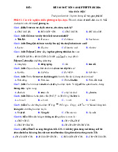 Bộ đề thi thử tốt nghiệp THPT 2025 môn Hóa bám sát đề minh họa - Số 2 (có đáp án)