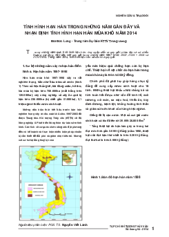 Báo cáo về hạn hán việt nam | Môi trường và phát triển | Đại học Khoa học Xã hội và Nhân văn, Đại học Quốc gia Thành phố HCM