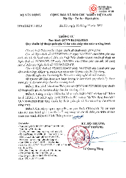 Quy chuẩn Kỹ thuật Quốc gia về an toàn cháy cho nhà và công trình