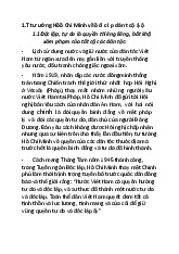 Tài liệu lý thuyết môn tư tưởng Hồ Chí Minh