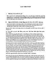 Đề cương môn Luật hiến pháp - Trường Đại học lao động -  xã hội