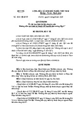 QUYẾT ĐỊNH Về việc ban hành tài liệu chuyên môn  “Hướng dẫn quy trình kỹ thuật về Phục hồi chức năng-Tập 1” | Văn bản quy phạm pháp luật