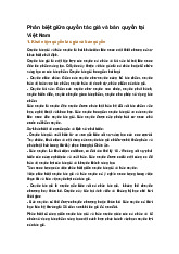 Phân biệt giữa quyền tác giả và bản quyền tại Việt Nam