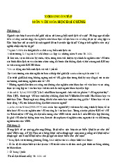 Đề cương môn Đại cương văn hóa - Trường Đại học lao động -  xã hội
