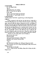 Bệnh án hậu phẫu